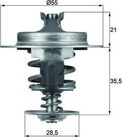 MAHLE TX 67 83 D - Термостат, охолоджуюча рідина autozip.com.ua