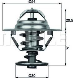 MAHLE TX 10 81D - Термостат, охолоджуюча рідина autozip.com.ua