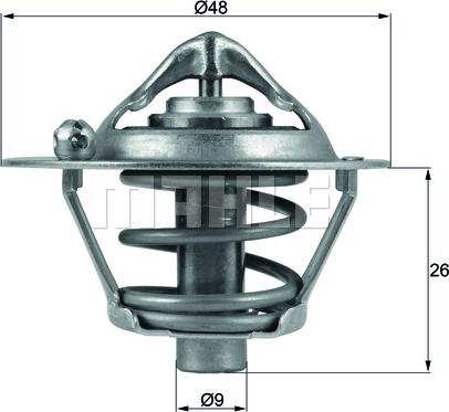 MAHLE TX 108 82D - Термостат FORD. MAZDA. VOLVO вир-во Mahle autozip.com.ua