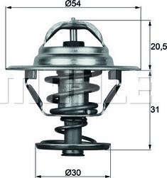 MAHLE TX 10 76D - Термостат, охолоджуюча рідина autozip.com.ua