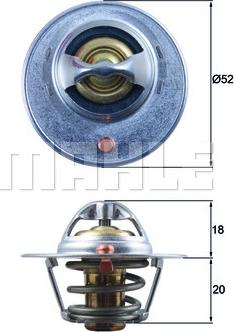 MAHLE TX 185 82D - Термостат, охолоджуюча рідина autozip.com.ua