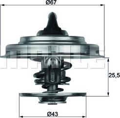 MAHLE TX 18 87D - Термостат DAEWOO. MERCEDES-BENZ вир-во Mahle autozip.com.ua