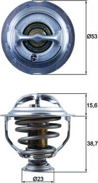 MAHLE TX 123 95D - Термостат, охолоджуюча рідина autozip.com.ua