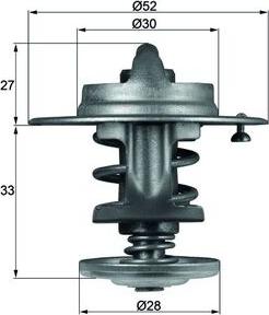 MAHLE TX 80 83 - Термостат, охолоджуюча рідина autozip.com.ua