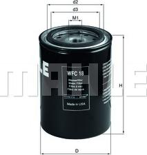 MAHLE WFC 18 - Фільтр для охолоджуючої рідини autozip.com.ua
