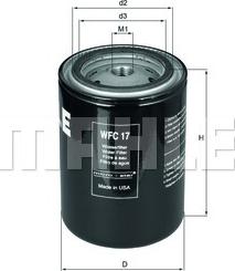 MAHLE WFC 17 - Фільтр для охолоджуючої рідини autozip.com.ua