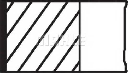 MAHLE 028 11 N2 - Комплект поршневих кілець autozip.com.ua
