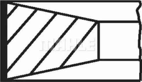 Mopart MP 02-2321-065 - Комплект поршневих кілець autozip.com.ua