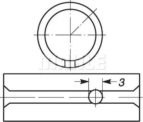 MAHLE 029 BB 18832 300 - Втулка підшипника, шатун autozip.com.ua