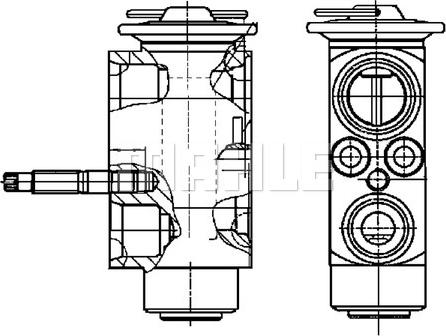 MAHLE AVE 96 000P - Розширювальний клапан, кондиціонер autozip.com.ua
