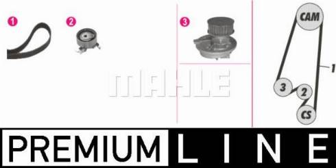 MAHLE CPK 66 000P - Водяний насос + комплект зубчатого ременя autozip.com.ua