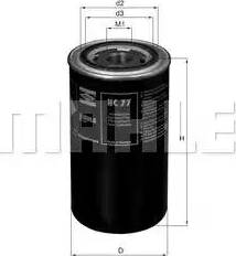 MAHLE HC 77 - Масляний фільтр autozip.com.ua