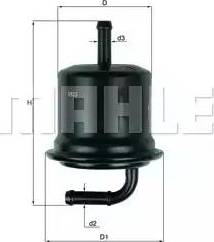 MAHLE KL 578 - Паливний фільтр autozip.com.ua