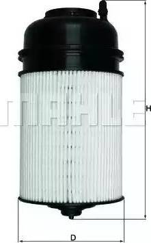 MAHLE KX 276/6D - Паливний фільтр autozip.com.ua
