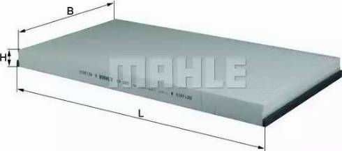 MAHLE LA 683 - Фільтр, повітря у внутрішній простір autozip.com.ua