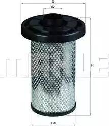 MAHLE LX 576 - Повітряний фільтр autozip.com.ua