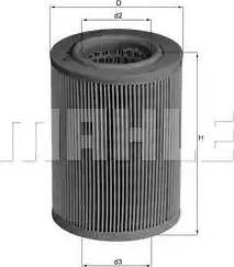 MAHLE LX 79 - Повітряний фільтр autozip.com.ua