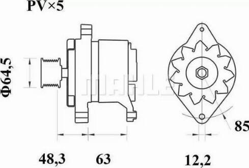 MAHLE MG 99 - Генератор autozip.com.ua