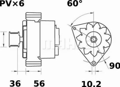 MAHLE MG 459 - Генератор autozip.com.ua