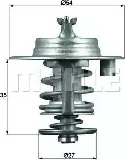 MAHLE TX 96 83D - Термостат, охолоджуюча рідина autozip.com.ua
