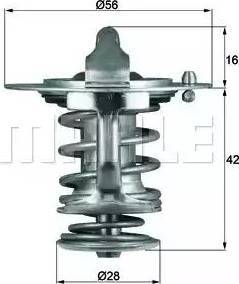 MAHLE TX 83 77 - Термостат, охолоджуюча рідина autozip.com.ua