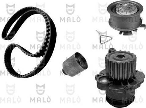 AKRON-MALÒ 1555003 - Водяний насос + комплект зубчатого ременя autozip.com.ua