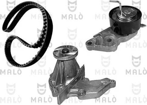 AKRON-MALÒ 1555010 - Водяний насос + комплект зубчатого ременя autozip.com.ua