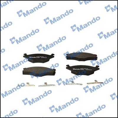 Mando MBF015110 - Гальмівні колодки, дискові гальма autozip.com.ua