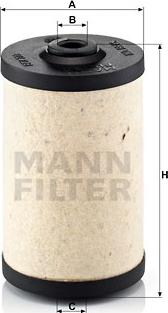 Mann-Filter BFU 700 x - Паливний фільтр autozip.com.ua