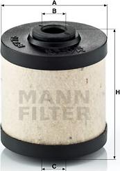 Mann-Filter BFU 715 - Паливний фільтр autozip.com.ua