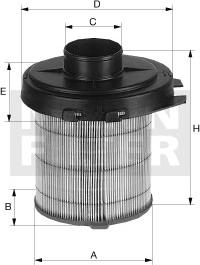 Mann-Filter C 1468/1 - Повітряний фільтр autozip.com.ua