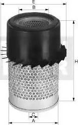 Mann-Filter C 14 166/1 - Повітряний фільтр autozip.com.ua