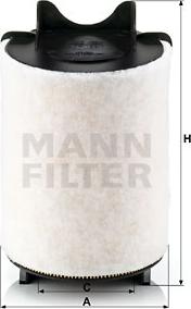 Mann-Filter C 14 130/1 - Повітряний фільтр autozip.com.ua