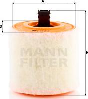 Mann-Filter C 16 012 - Повітряний фільтр autozip.com.ua