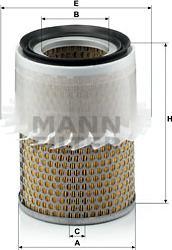 Mann-Filter C 16 181 - Повітряний фільтр autozip.com.ua