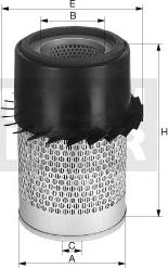 Mann-Filter C 934 - Повітряний фільтр autozip.com.ua