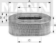 Mann-Filter C 2936 - Повітряний фільтр autozip.com.ua