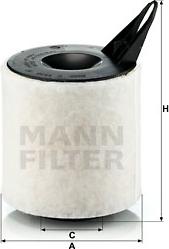 Mann-Filter C 1370 - Повітряний фільтр autozip.com.ua