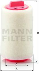 Mann-Filter C 1287 - Повітряний фільтр autozip.com.ua