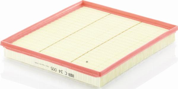 Mann-Filter C 34 005 - Повітряний фільтр autozip.com.ua