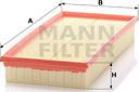 Mann-Filter C 35 126 - Повітряний фільтр autozip.com.ua