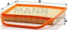 Mann-Filter C 36 004 - Повітряний фільтр autozip.com.ua