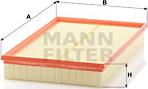 Mann-Filter C 36 188 - Повітряний фільтр autozip.com.ua