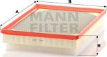 Mann-Filter C 36 172 - Повітряний фільтр autozip.com.ua