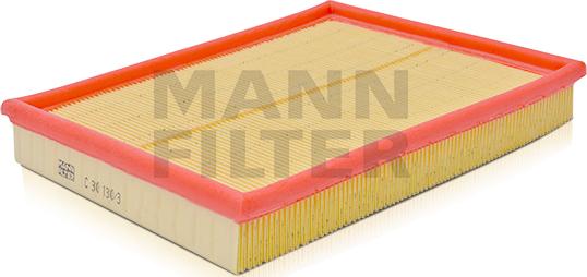 Mann-Filter C 30 130/3 - Повітряний фільтр autozip.com.ua