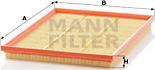 Mann-Filter C 3178 - Повітряний фільтр autozip.com.ua