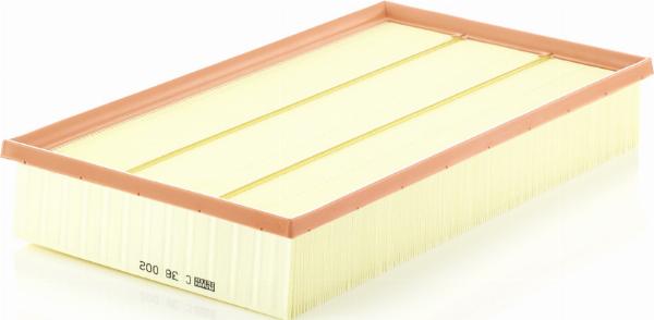 Mann-Filter C 38 002 - Повітряний фільтр autozip.com.ua