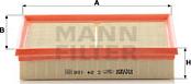 Mann-Filter C 24 106 - Повітряний фільтр autozip.com.ua