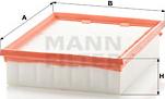 Mann-Filter C 2548 - Повітряний фільтр autozip.com.ua