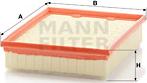 Mann-Filter C 25 109/1 - Повітряний фільтр autozip.com.ua